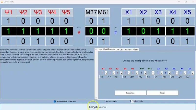 Lorenz SZ40 - C# Application