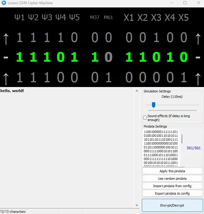 Lorenz SZ40 - Delphi Application